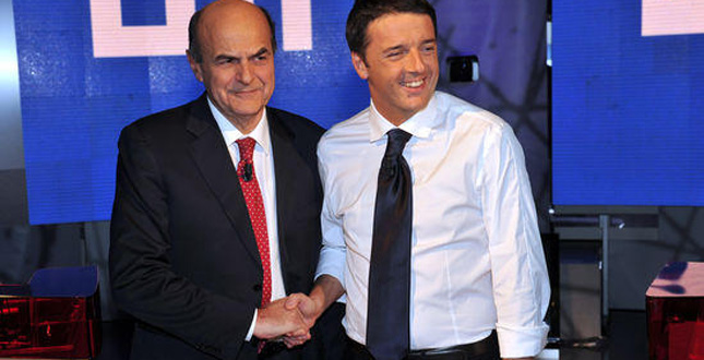 renzi e bersani