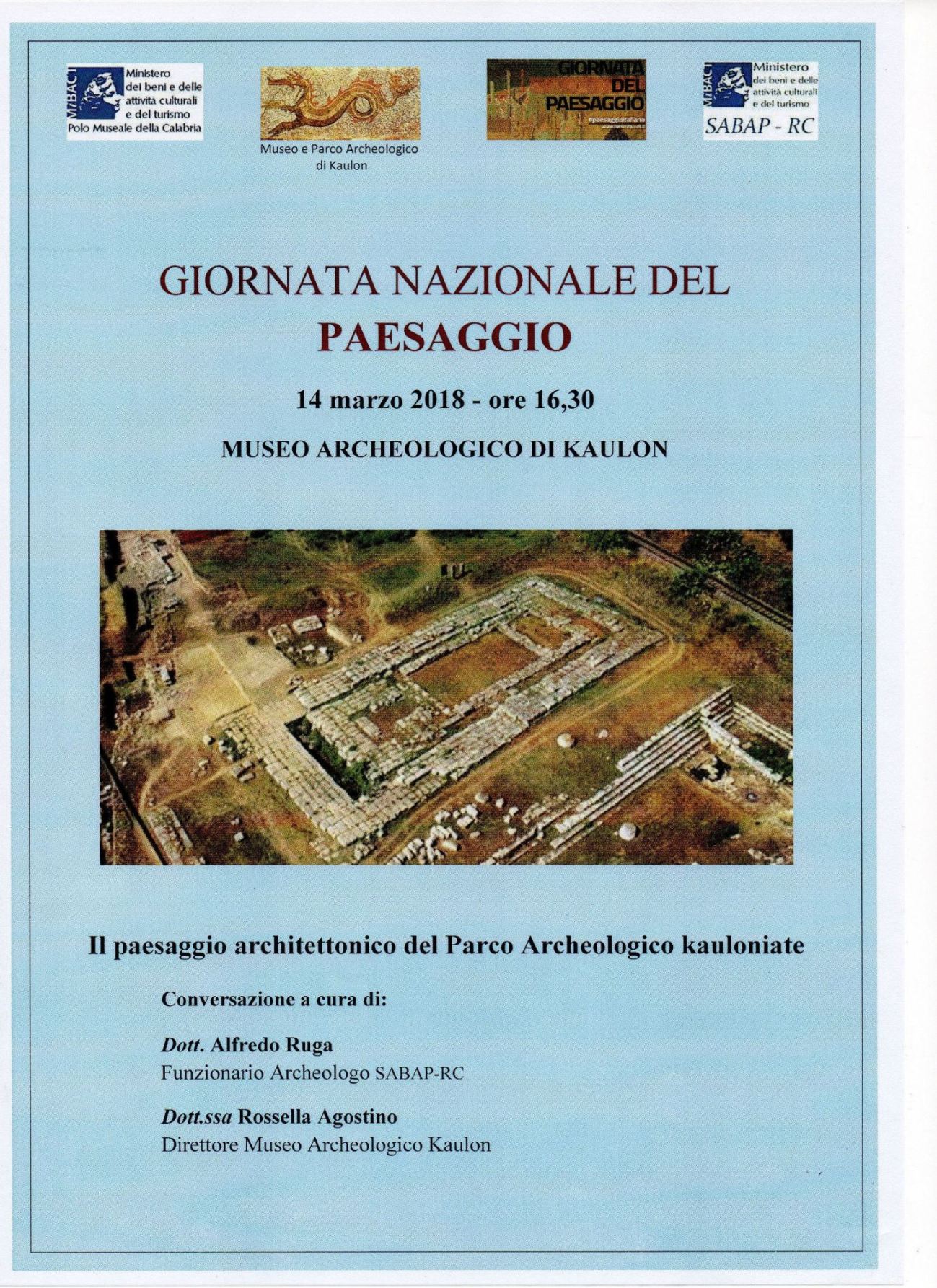   Il paesaggio architettonico del Parco Archeologico kauloniate