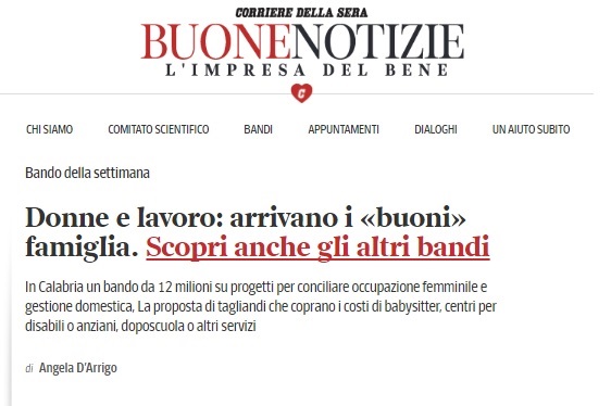 buone notizie