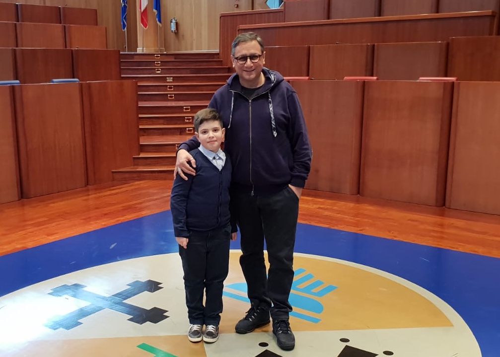Garante Marziale con Mario Mandaglio
