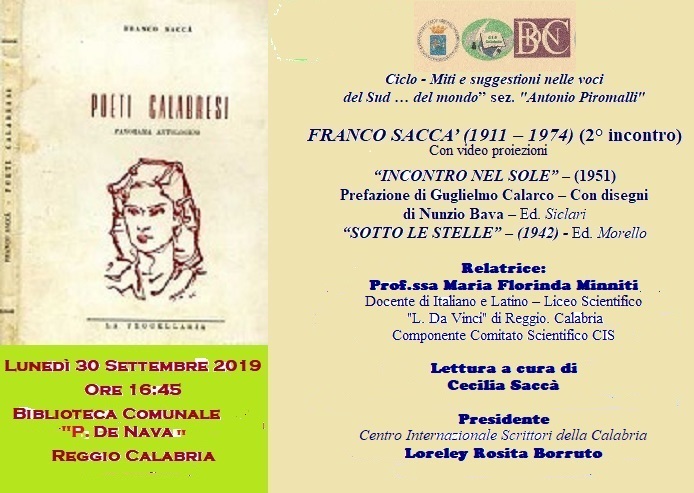 Foto manifesto Franco Saccà 1911 1974 poeta giornalista 2 incontro