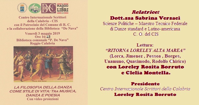Foto manifesto La filosofia della danza come stile di vita 3 maggio 2019