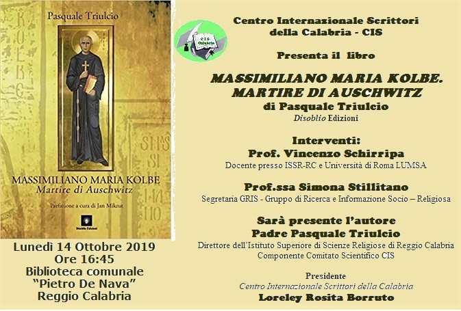 Foto manifesto Massimiliano Maria Kolbe di Pasquale Triulcio